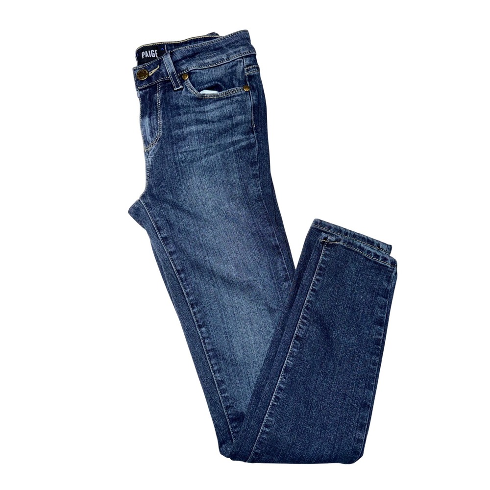 Paige Verdugo‎ Ankle Jeans Women 25 Blue Ultra Skinny Mid Rise Stretch
